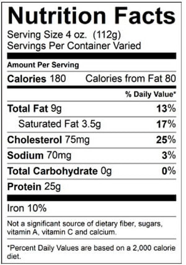 Beef Round Steak, 0.97 - 2.5 lb Tray