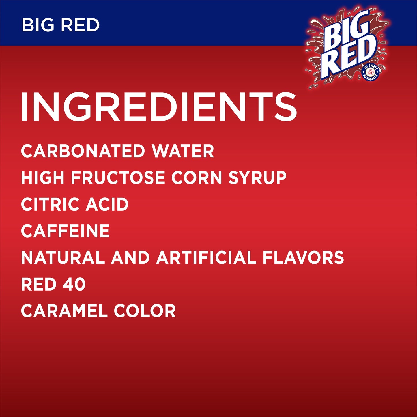 Big Red Soda Pop, 2 L bottle