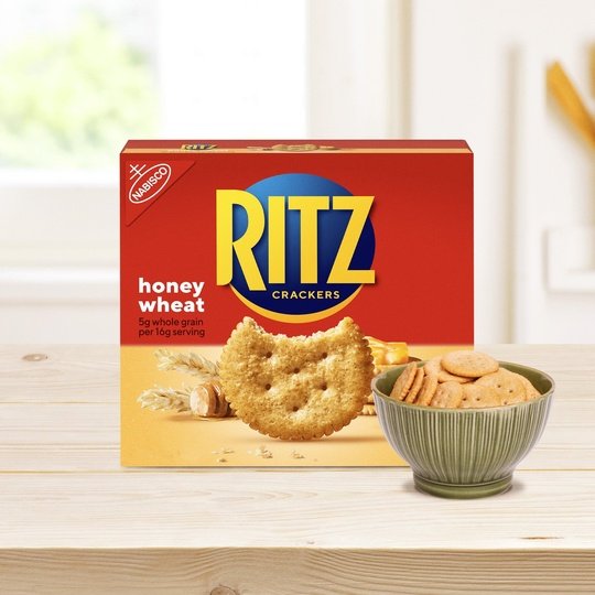 RITZ Honey Wheat Crackers, 13.7 oz