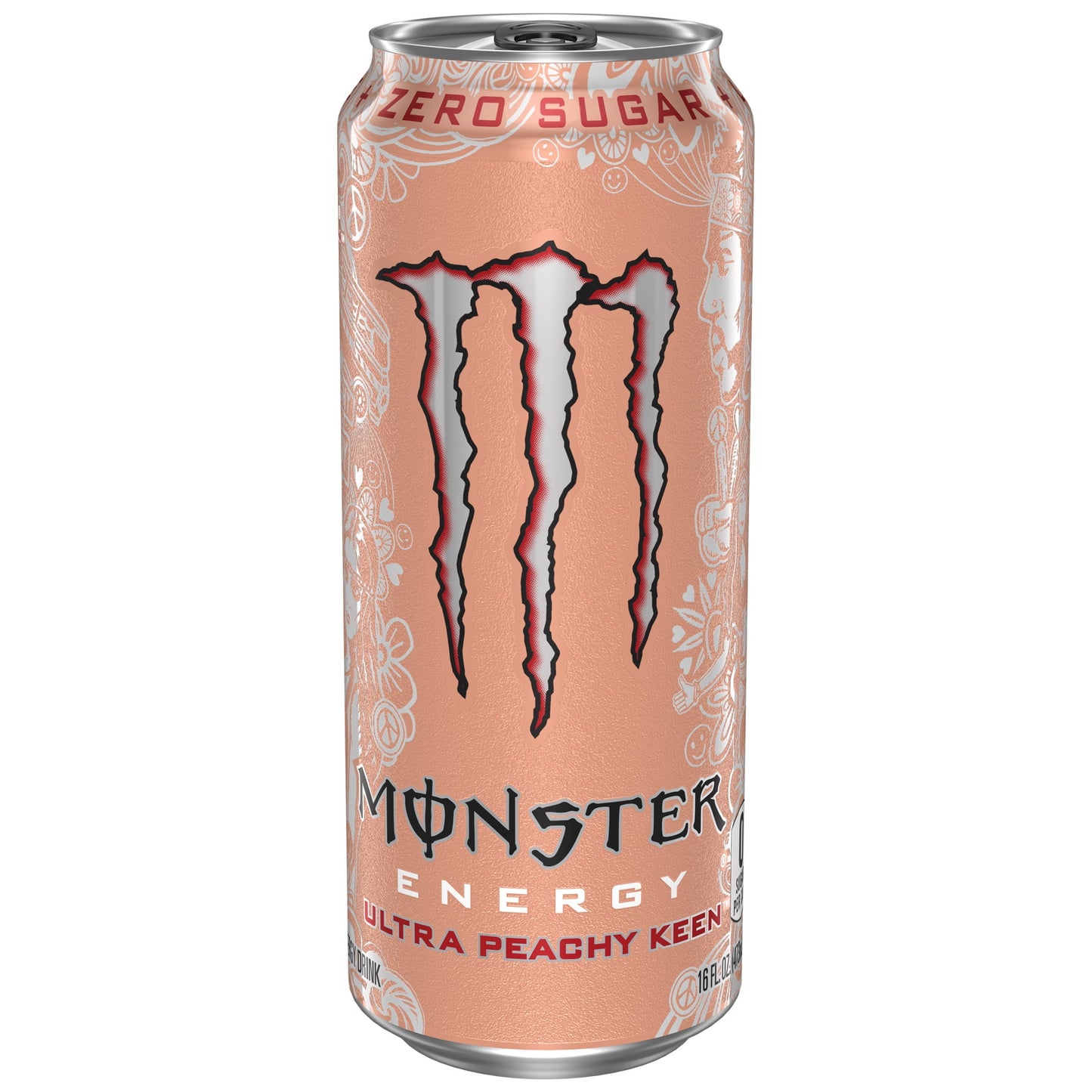 Monster Energy, Ultra Peachy Keen, Sugar Free Energy Drink, 12 fl oz, 6pk