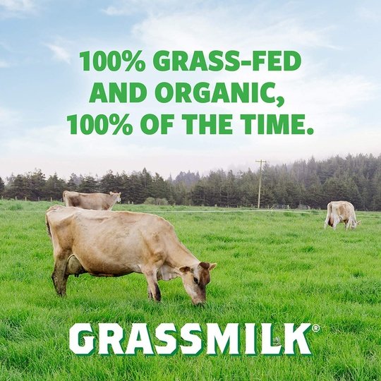 Organic Valley, Organic Whole Milk, Grassfed, Half Gallon Carton, 64 oz