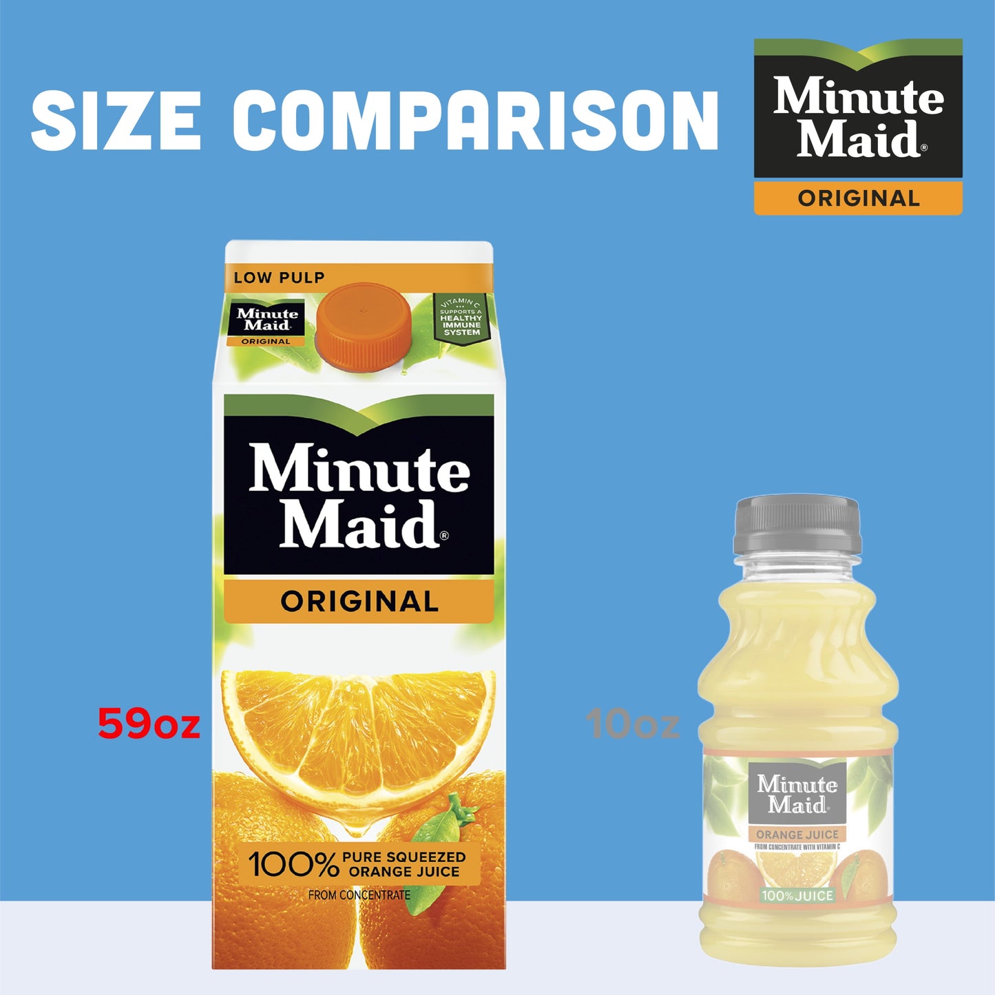 Minute Maid Original Orange Fruit Juice, 59 fl oz Carton