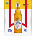 Michelob Ultra Pure Gold Organic Light Lager, 12 Pack Beer, 12 fl oz Bottles, 3.8 % ABV, Domestic