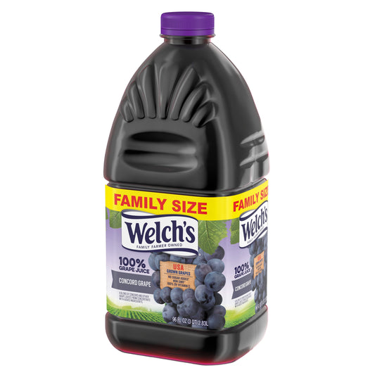 Welch's 100% Grape Juice, Concord Grape, 96 fl oz Bottle