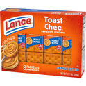 Lance Sandwich Crackers, ToastChee Peanut Butter, 8 Individual Packs, 6 Sandwiches Each