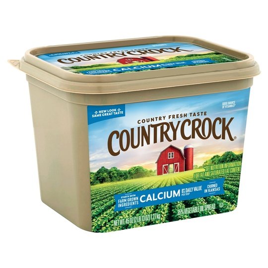 Country Crock Calcium Buttery Spread, 45 oz Tub (Refrigerated)