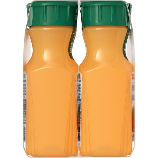 Simply Non GMO No Pulp Orange Fruit Juice, 8 fl oz, 4 Bottles