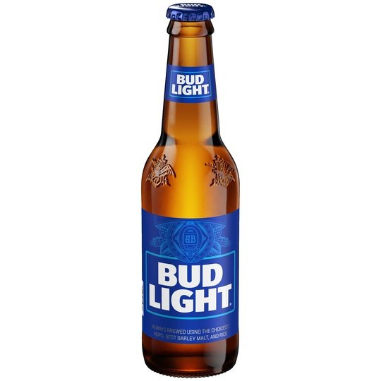 Bud Light Beer, 20 Pack Lager Beer, 12 fl oz Glass Bottles, 4.2 % ABV, Domestic