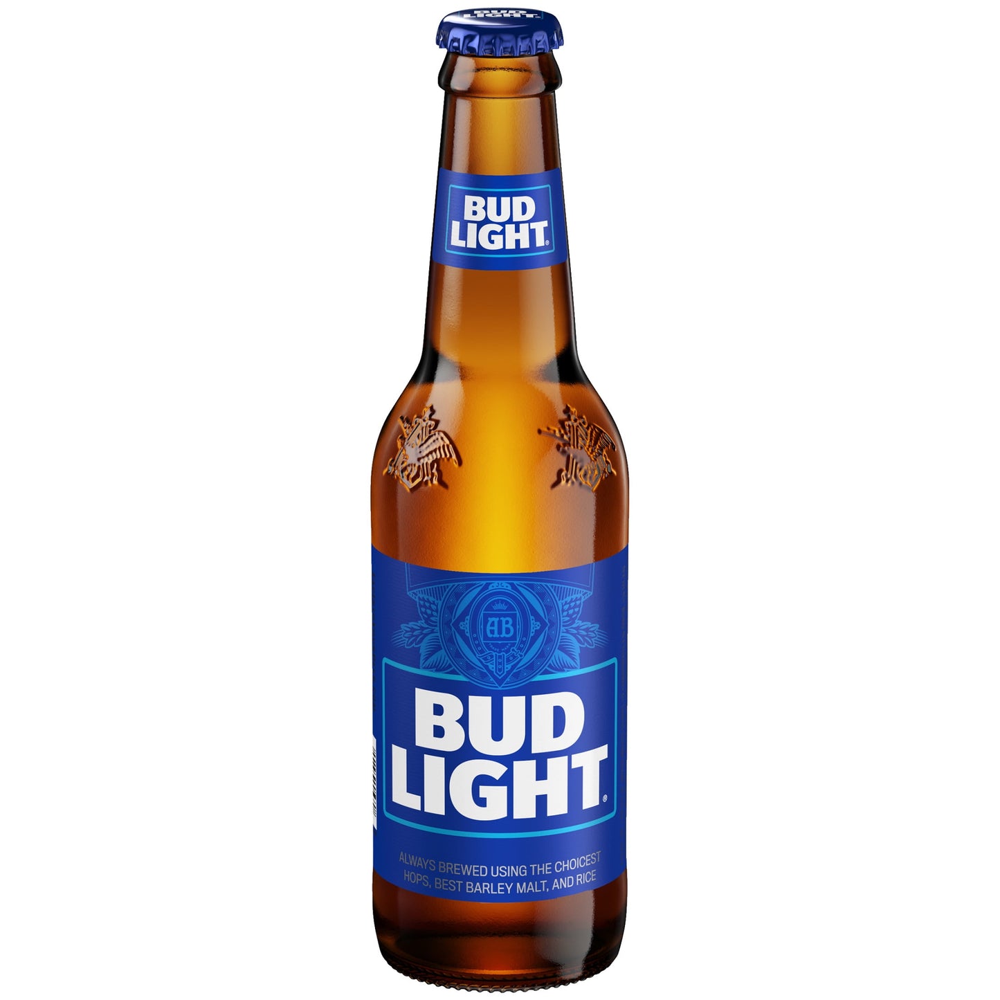 Bud Light Beer, 12 Pack Lager Beer, 12 fl oz Glass Bottles, 4.2% ABV, Domestic Beer