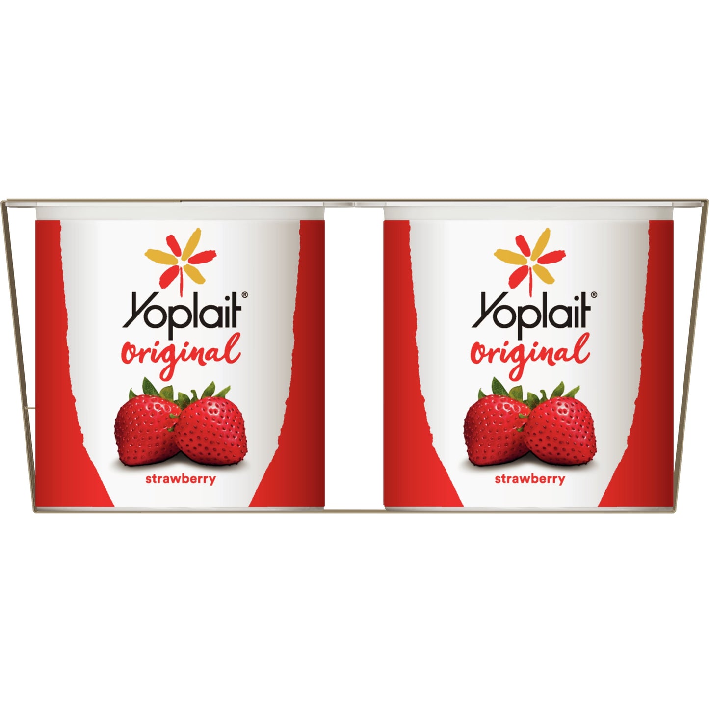 Yoplait Original Strawberry Low Fat Yogurt Pack, 8 Ct