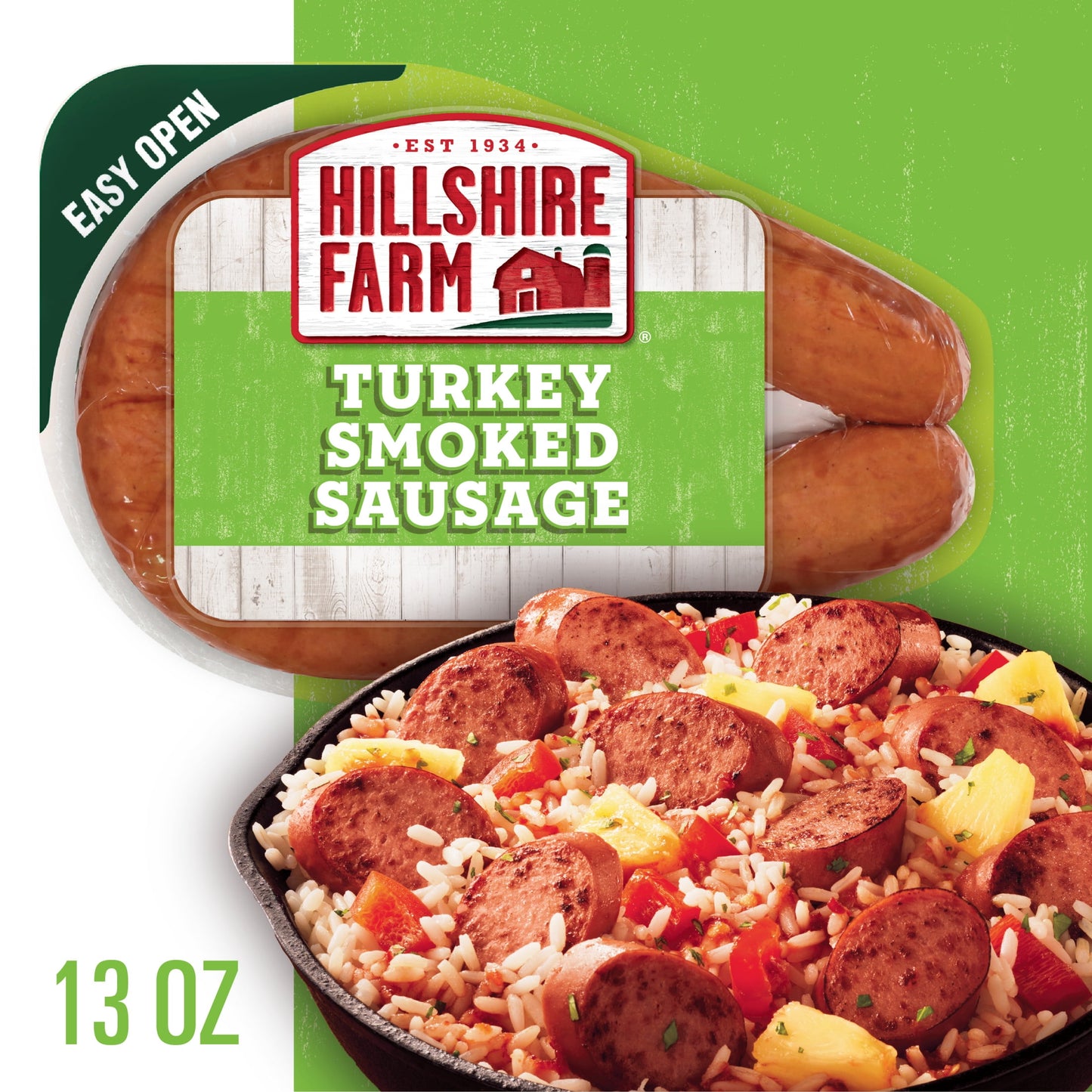 Hillshire Farm Turkey Smoked Sausage, 13 oz