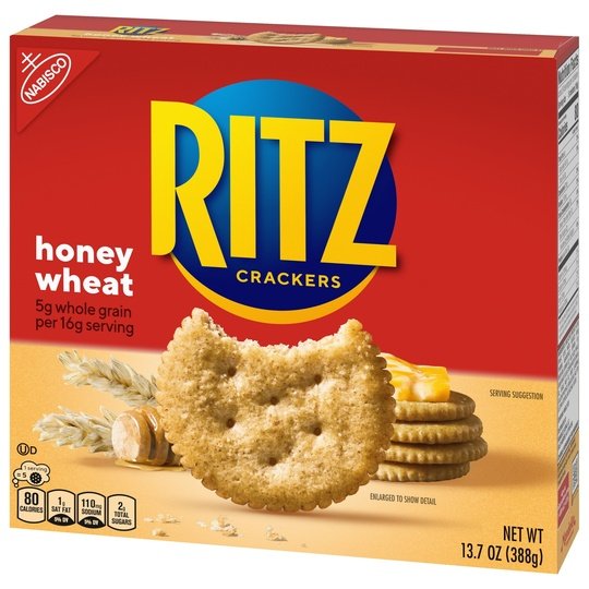 RITZ Honey Wheat Crackers, 13.7 oz