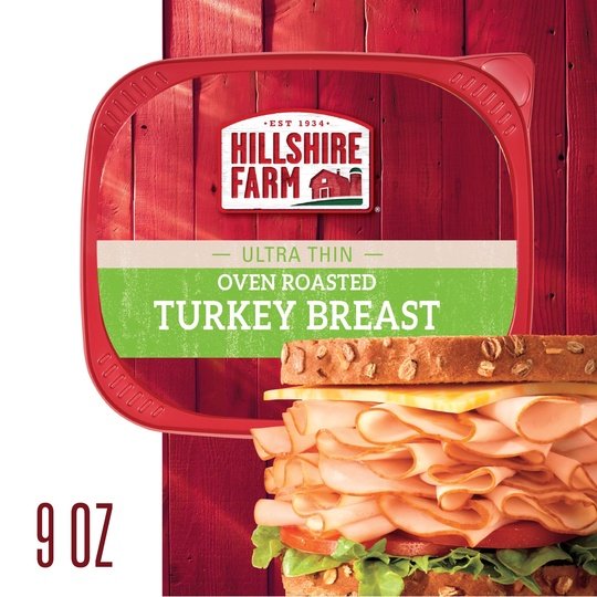 Hillshire Farm Sliced Oven Roasted Turkey Breast Deli Lunch Meat, 9 oz