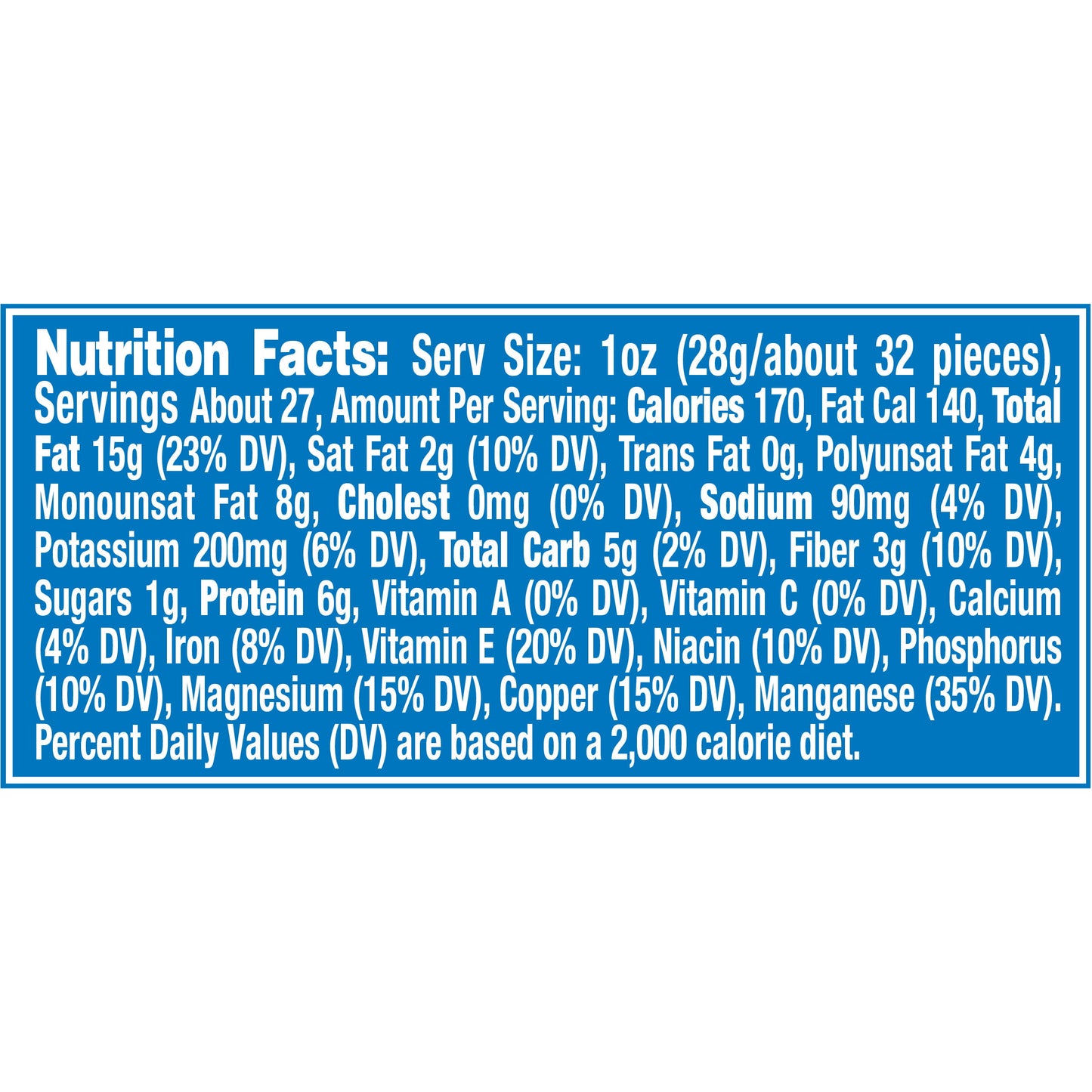 Planters Mixed Nuts Less Than 50% Peanuts with Peanuts, Almonds, Cashews, Pecans & Hazelnuts, 1.69 lb Container