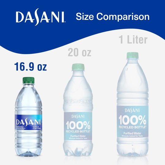 DASANI Purified Enhanced Mineral Water, 16.9 fl oz, 32 Count Bottles