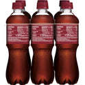 Dr Pepper Zero Sugar Soda, .5 L bottles, 6 pack