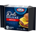 Kraft Deli Deluxe American Cheese Slices, 16 Ct Pk