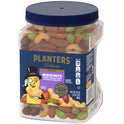PLANTERS Deluxe Salted Mixed Nuts, Party Snacks, Plant-Based Protein 34oz (1 Container)