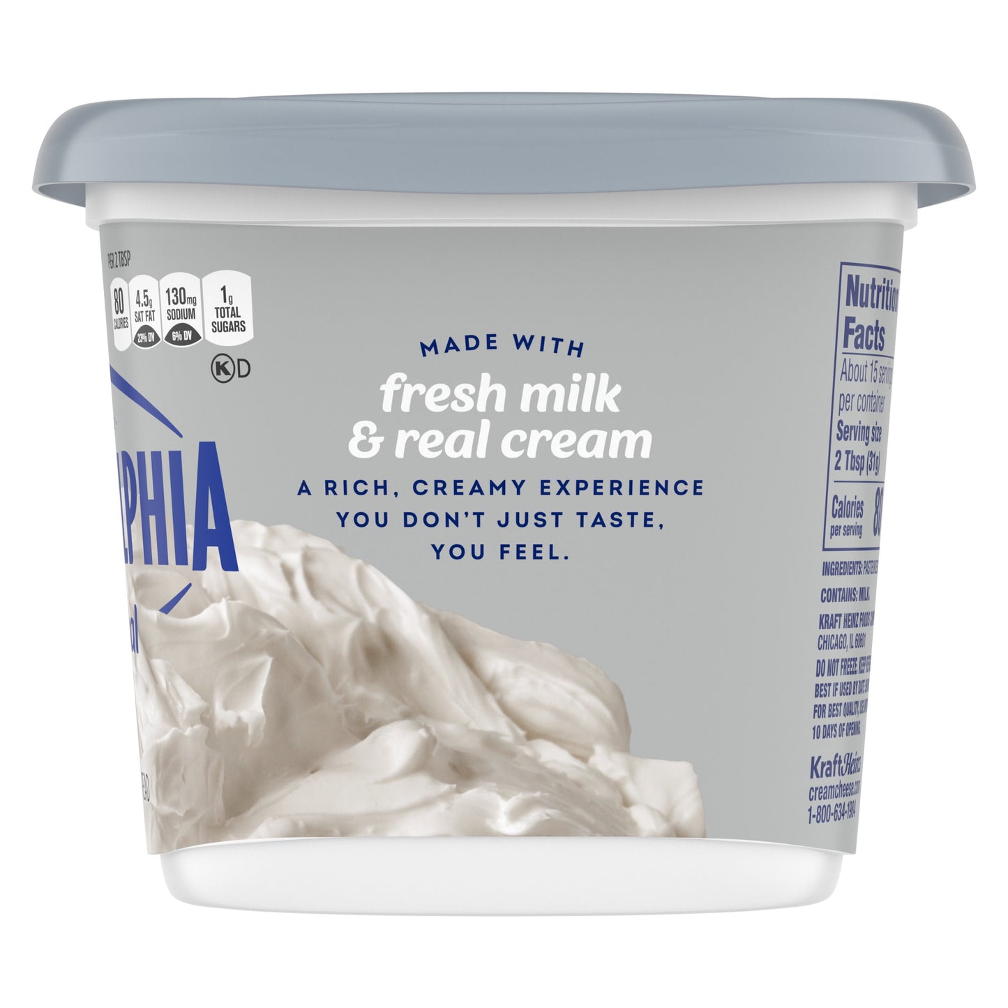 Philadelphia Original Cream Cheese Spread, 16 oz Tub