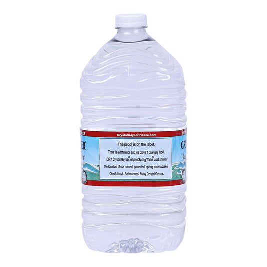 Crystal Geyser Alpine Spring Water, 1 Gallon Plastic Jug