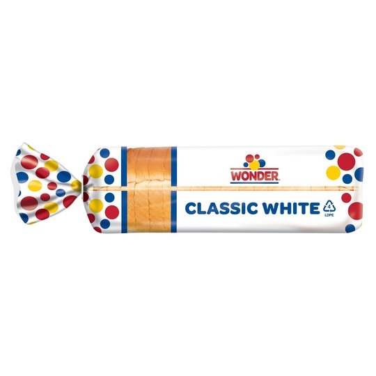 Wonder Bread Classic White Sandwich Bread, Sliced White Bread, 20 oz