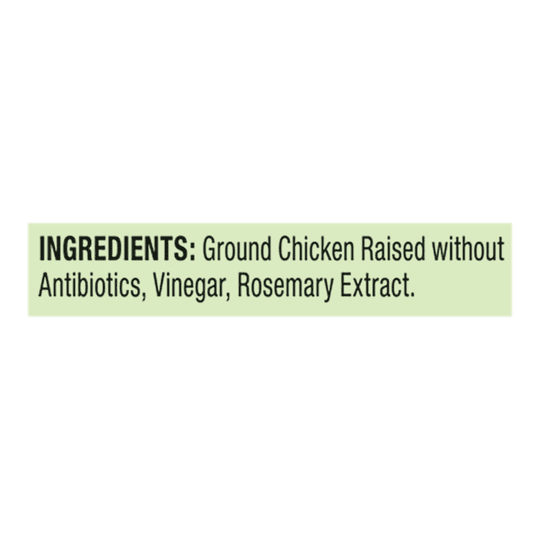 Perdue Harvestland, 92% Lean 8% Fat, Ground Chicken, 22g Protein, 4oz Svg., 1 lb. Tray (Raw)