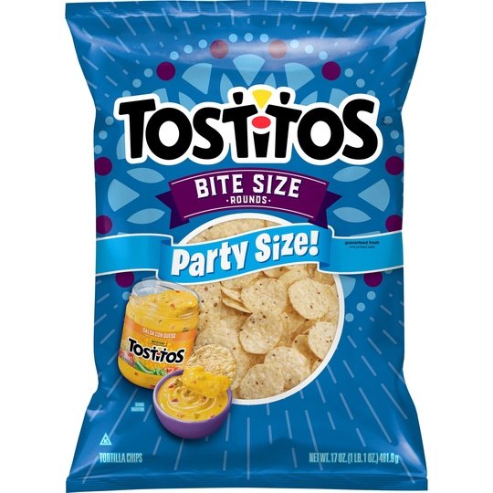 Tostitos Bite Size Tortilla Chips, 17 oz Bag