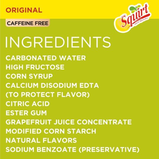 Squirt Citrus Soda Pop, 2 L bottle