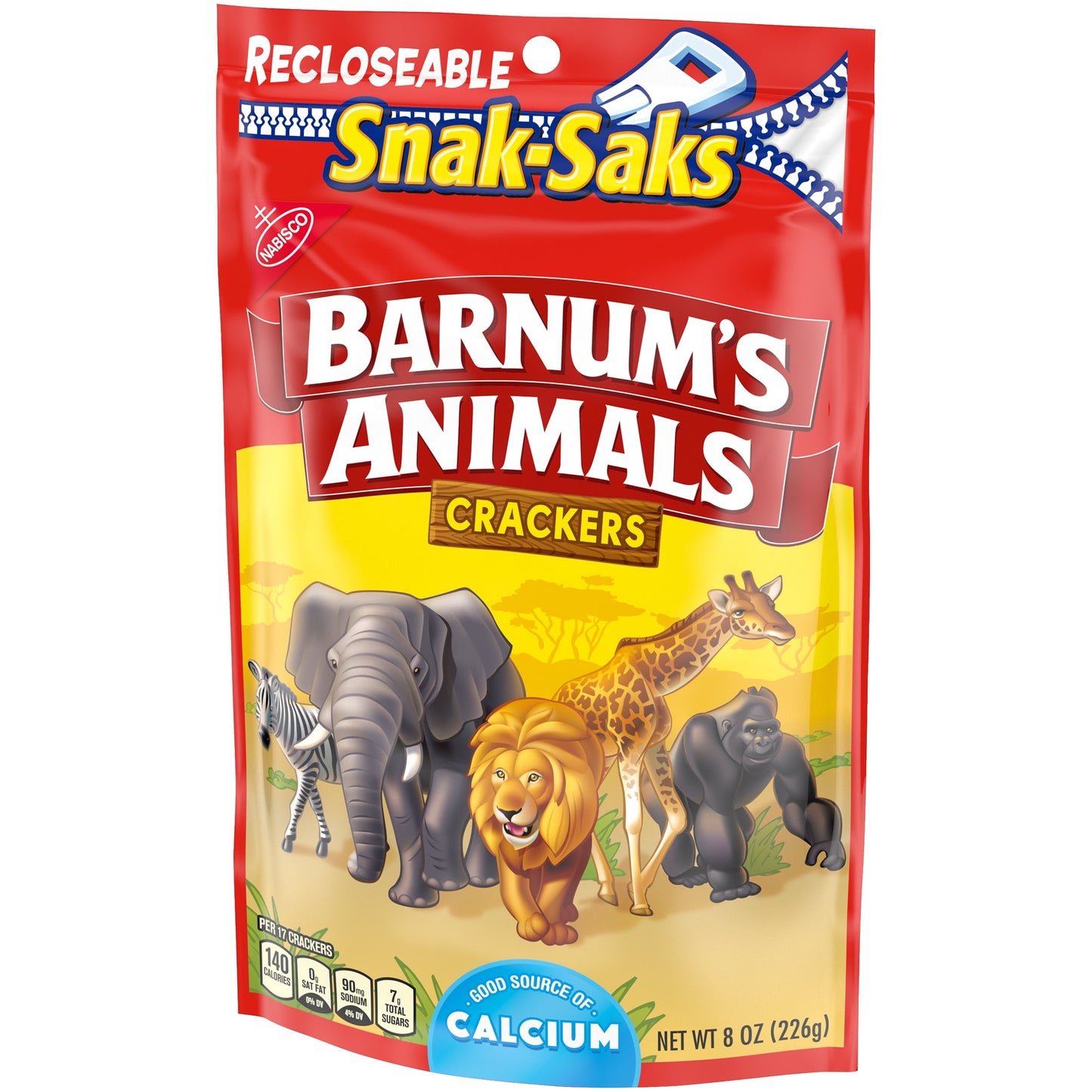 Barnum's Animal Crackers, Snak-Saks, 8 oz