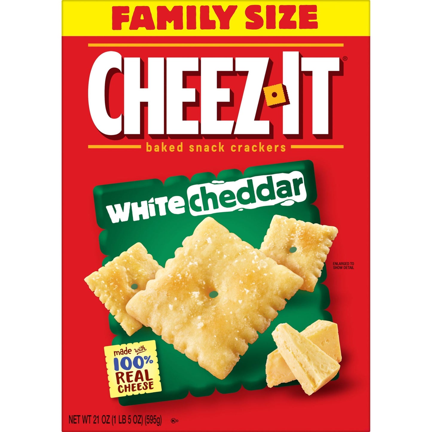 Cheez-It White Cheddar Cheese Crackers, 21 oz