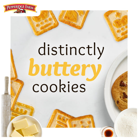 Pepperidge Farm Chessmen Butter Cookies, 7.25 oz Bag (24 Cookies)