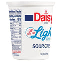 Daisy Pure and Natural Light Sour Cream, 50% Less Fat, 16 oz (1 lb) Tub (Refrigerated)