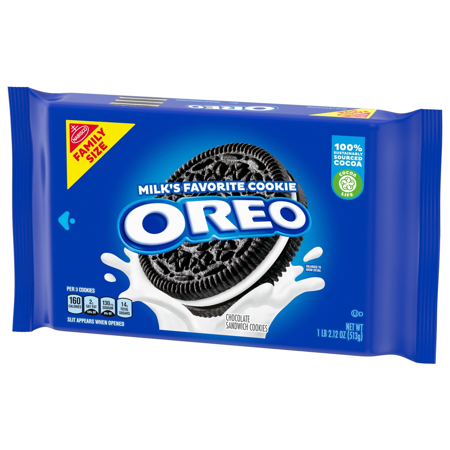 NABISCO OREO ORIGINAL FAMILY SIZE COOKIES 18.12 OZ