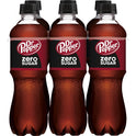 Dr Pepper Zero Sugar Soda, .5 L bottles, 6 pack