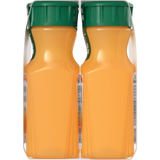 Simply Non GMO No Pulp Orange Fruit Juice, 8 fl oz, 4 Bottles