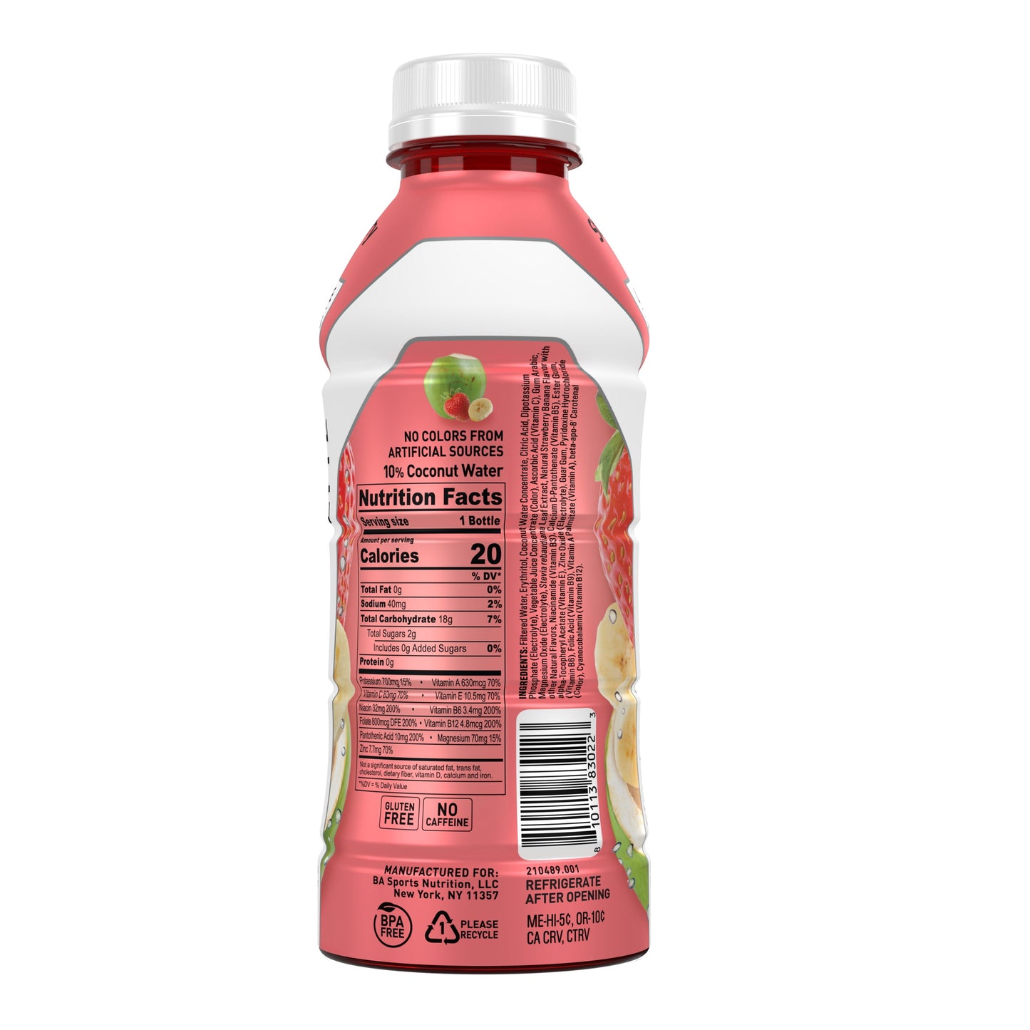 BODYARMOR LYTE Sports Drink Strawberry Banana, 16 fl oz