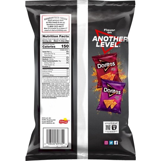 Doritos Sweet & Tangy BBQ, 9.25 oz Bag