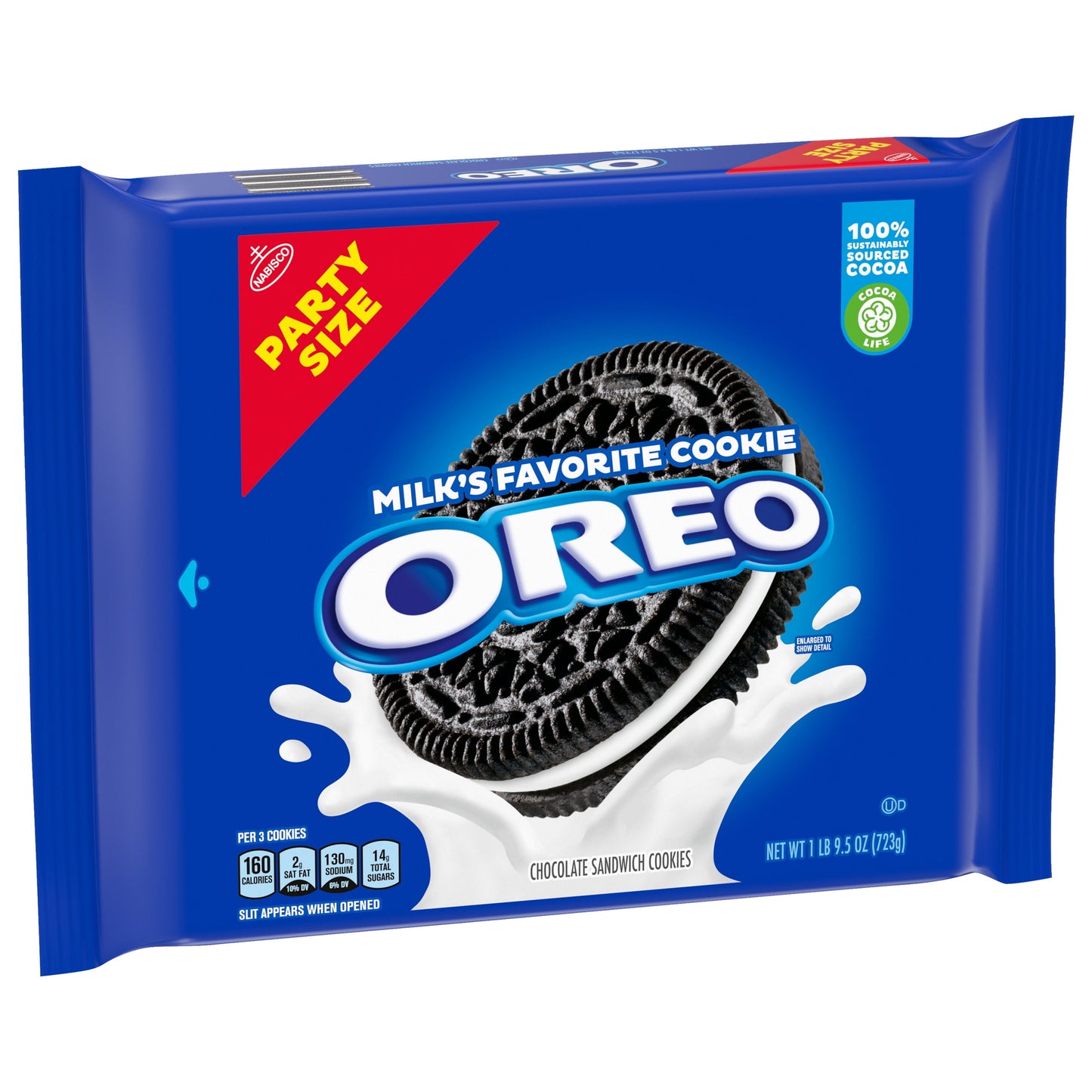 OREO Chocolate Sandwich Cookies, Party Size, 25.5 oz