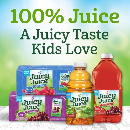 Juicy Juice 100% Juice, Fruit Punch, 128 FL OZ Bottle