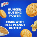 Lance Sandwich Crackers, Toasty Peanut Butter, 20 Individually Wrapped Packs, 6 Sandwiches Each