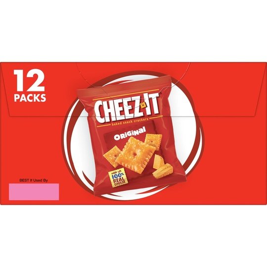 Cheez-It Original Cheese Crackers, 12 oz, 12 Count