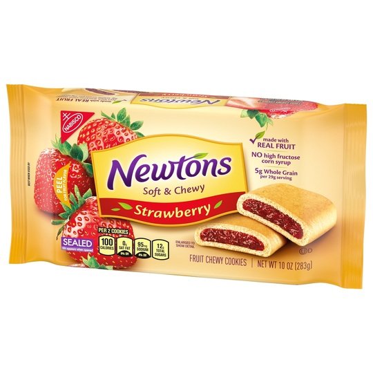 Newtons Soft & Fruit Chewy Strawberry Cookies, 10 oz Pack