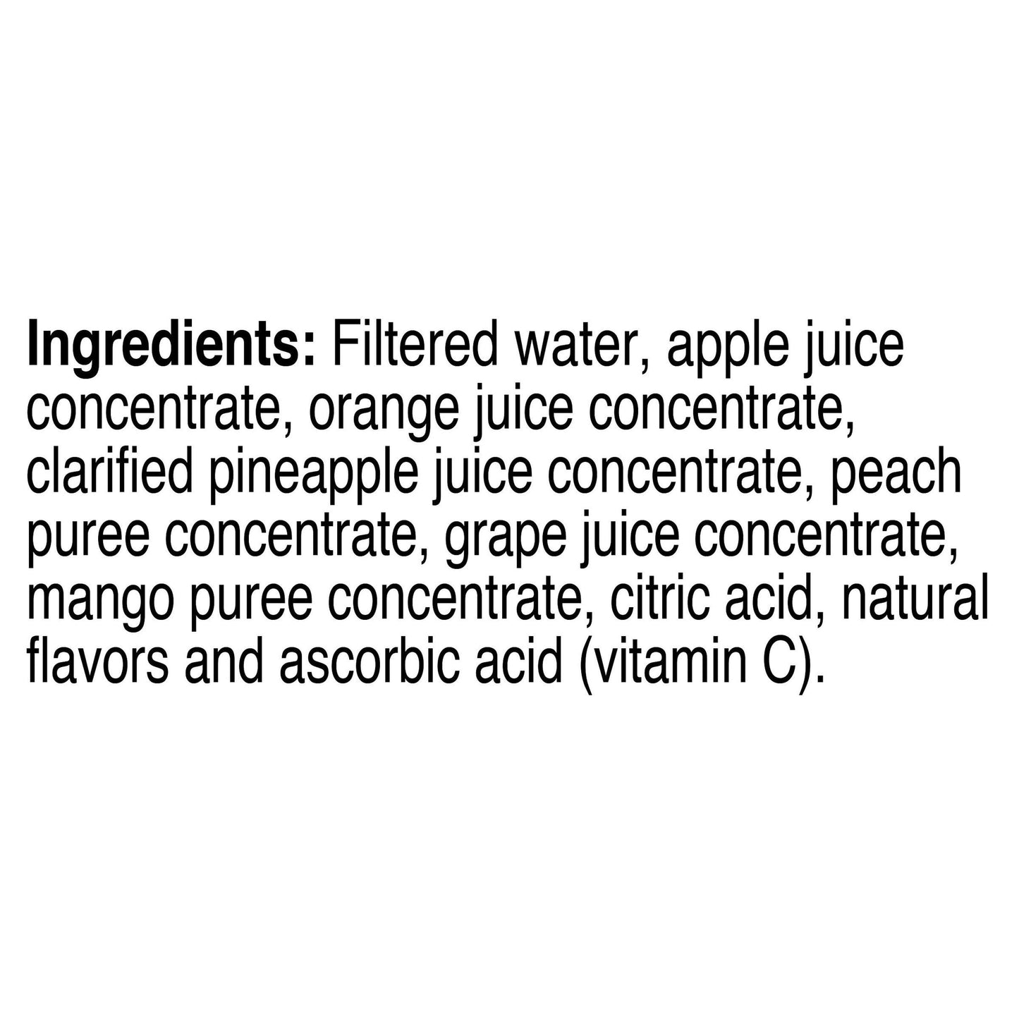 Dole 100% Juice Flavored Blend Of Juices Orange Peach Mango 59 Fl Oz