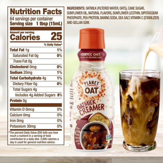 Planet Oat Coffee Cake Coffee Creamer, 32 oz