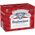 Budweiser Beer, 30 Pack Beer, 12 fl oz Aluminum Cans, 5 % ABV, Domestic Lager