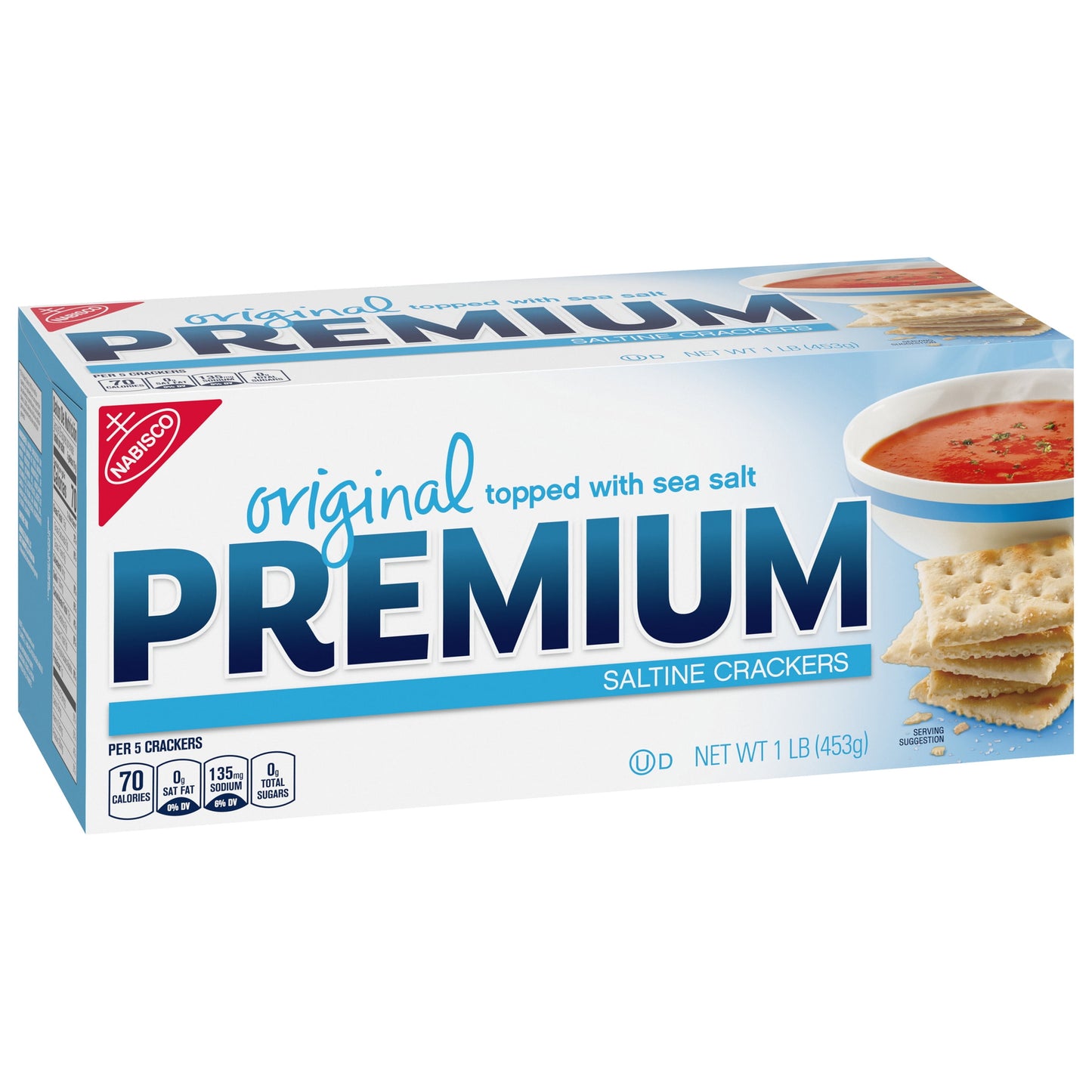 Premium Original Saltine Crackers, 16 oz