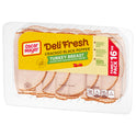 Oscar Mayer Deli Fresh Cracked Black Pepper Sliced Turkey Breast Deli Lunch Meat Family Size, 16 oz Package