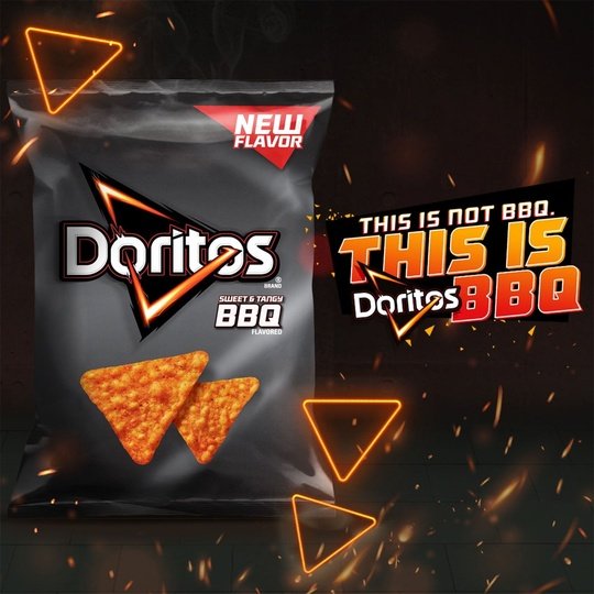 Doritos Sweet & Tangy BBQ, 9.25 oz Bag