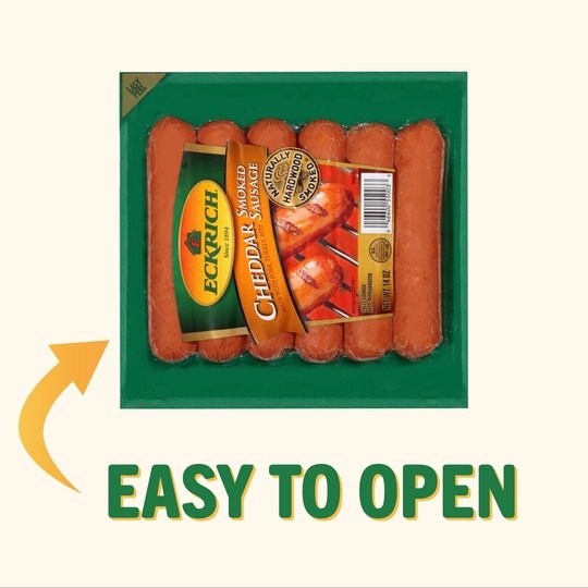 Eckrich Cheddar Smoked Sausage Links, 14 oz