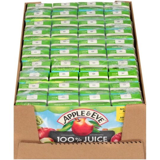 Apple & Eve 100% Apple Juice, 6.75 oz, 8 Count Drink Boxes